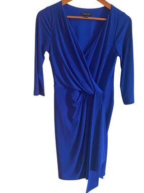Ivy Blue Wrap Dress - size 4